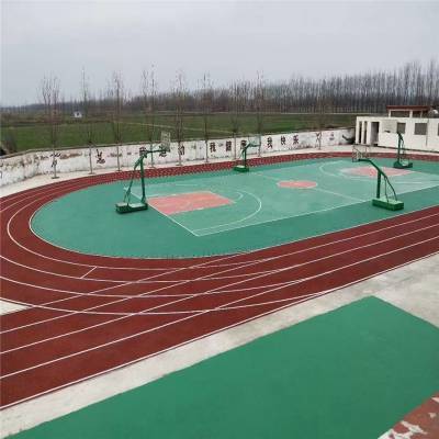 学校球场塑胶跑道建设厂家 400米标准塑胶跑道预算造价 山东奥美佳